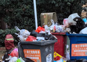沛县城管局：汉城国际二期垃圾成山，文明城市创建结束了？
